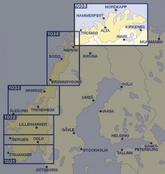 KFN-5  Noord-Noorwegen 1:400.000 9783259010358  Kümmerly & Frey Cappelens Kart  Landkaarten en wegenkaarten Noors Lapland