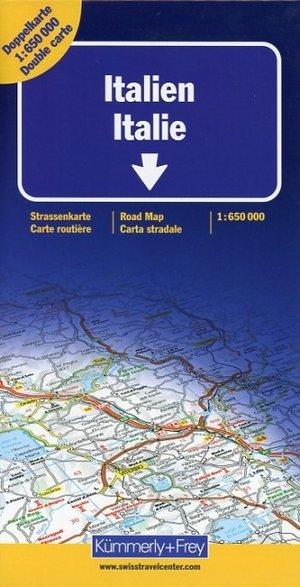 Italië 1:650.000 (dubbelzijdig bedrukt) 9783259011218  Kümmerly & Frey   Landkaarten en wegenkaarten Italië