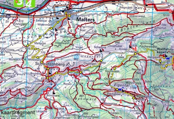 KFW-11  Vierwaldstättersee | wandelkaart / overzichtskaart 9783259022115  Kümmerly & Frey KFW 1:60.000  Wandelkaarten Midden- en Oost-Zwitserland