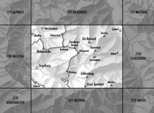 topografische wandelkaart CH-1191  Engelberg [2023] 9783302011912  Bundesamt / Swisstopo LKS 1:25.000 Midden/Oost-Zw.  Wandelkaarten Midden- en Oost-Zwitserland