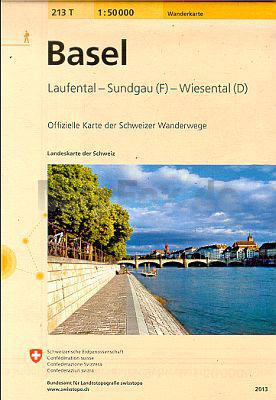 topografische wandelkaart 213T  Basel [2020] 9783302302133  Bundesamt / Swisstopo T-serie 1:50.000  Wandelkaarten Basel, Zürich, Noord-Zwitserland