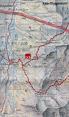 topografische wandelkaart 249T  Tarasp, Samnaun [2019] 9783302302492  Bundesamt / Swisstopo T-serie 1:50.000  Wandelkaarten Graubünden, Vorarlberg