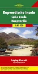 Kapverdische Inseln | autokaart, wegenkaart 1:80.000 9783707900255  Freytag & Berndt   Landkaarten en wegenkaarten Kaapverdische Eilanden