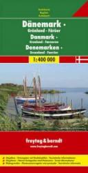 Denemarken | autokaart, wegenkaart 1:400.000 9783707900309  Freytag & Berndt   Landkaarten en wegenkaarten Denemarken