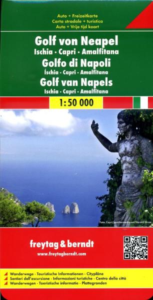 Golf van Napels/ Ischia/ Capri/ Amalfikust 1:50.000 9783707901771  Freytag & Berndt   Wandelkaarten Napels, Amalfi, Cilento, Campanië