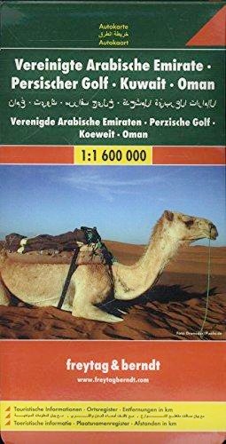 Vereinigte Arabische Emirate, Oman | autokaart, wegenkaart 1:1.600.000 9783707905984  Freytag & Berndt   Landkaarten en wegenkaarten Dubai, Abu Dhabi