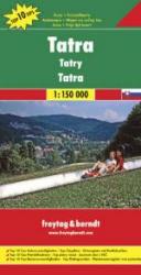 Tatra | autokaart, wegenkaart 1:150.000 9783707907674  Freytag & Berndt   Landkaarten en wegenkaarten Hoge Tatra & Lage Tatra