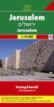 Jerusalem 1:10.000 | stadsplattegrond 9783707907896  Freytag & Berndt   Stadsplattegronden Israël, Palestina