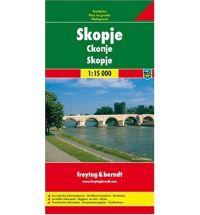 Skopje 1:15.000 | stadsplattegrond 9783707907933  Freytag & Berndt   Stadsplattegronden Noord-Macedonië