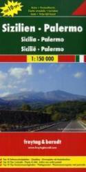 Sicilia | autokaart, wegenkaart 1:150.000 9783707909623  Freytag & Berndt Italië Wegenkaarten  Landkaarten en wegenkaarten Sicilië