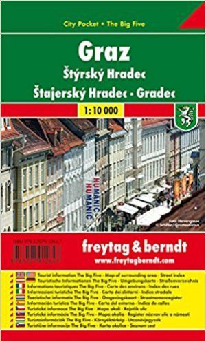 Graz 1:10.000 | stadsplattegrond 9783707912647  Freytag & Berndt Compact plattegrond  Stadsplattegronden Salzburger Land & Stiermarken