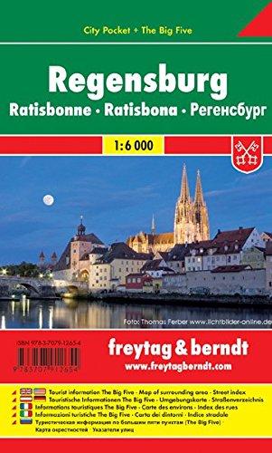 Regensburg 1:10.000 | stadsplattegrond 9783707912654  Freytag & Berndt Compact plattegrond  Stadsplattegronden Beierse Woud, Regensburg, Passau
