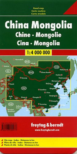 China | autokaart, wegenkaart 1:3.000.000 9783707913903  Freytag & Berndt   Landkaarten en wegenkaarten China