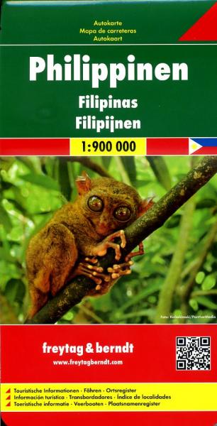 Philippines | autokaart, wegenkaart 1:950.000 9783707914146  Freytag & Berndt   Landkaarten en wegenkaarten Filippijnen