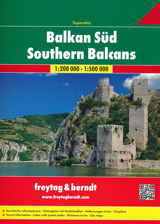 Balkan Zuid super atlas 1:200.000/500.000 9783707914207  Freytag & Berndt   Wegenatlassen Westelijke Balkan