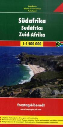 Zuid-Afrika  | autokaart, wegenkaart 1:1.500.000 9783707914528  Freytag & Berndt   Landkaarten en wegenkaarten Zuid-Afrika