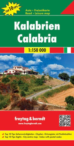 Calabria | autokaart, wegenkaart 1:150.000 9783707914931  Freytag & Berndt Italië Wegenkaarten  Landkaarten en wegenkaarten Calabrië & Basilicata