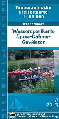 Wassersportkarte Spree-Dahme-Gewässer (SK nr.8) 9783749040490  LVA Brandenburg   Watersportboeken Brandenburg & Sachsen-Anhalt