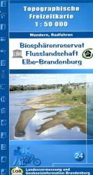 Flusslandschaft Elbe-Brandenburg 1:50.000 9783749041541  LVA Brandenburg   Wandelkaarten Brandenburg & Sachsen-Anhalt