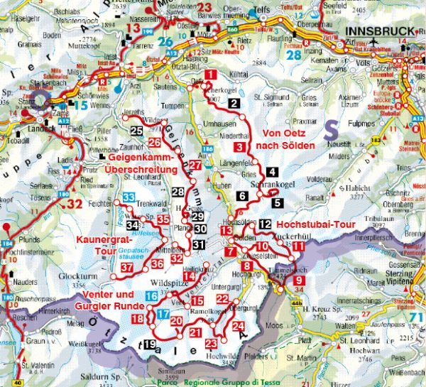 wandelgids Trekking im Ötztal und Pitztal Rother Wanderführer 9783763344994 Mark Zahel Bergverlag Rother RWG  Meerdaagse wandelroutes, Wandelgidsen Tirol