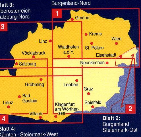 wegenkaart Burgenland, Steiermark-Ost 9783826416385  ADAC Österr. 1:150.000  Landkaarten en wegenkaarten Oostenrijk