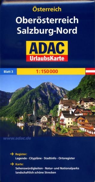 wegenkaart Salzburg/Salzkammergut/Innviertel/Mühlv. 9783826416392  ADAC Österr. 1:150.000  Landkaarten en wegenkaarten Oostenrijk