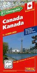 Canada 1:4.000.000 9783828304666  Hallwag   Landkaarten en wegenkaarten Canada