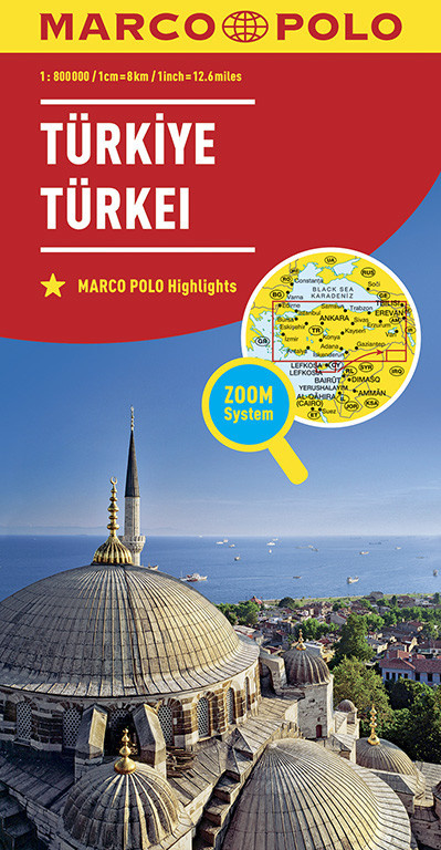 Türkei 1:800.000 9783829738477  Marco Polo (D) MP Wegenkaarten  Landkaarten en wegenkaarten Turkije