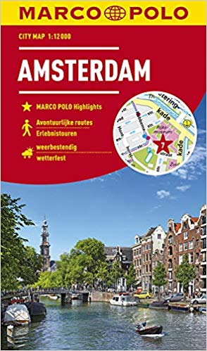 Amsterdam stadsplattegrond  1:12.000 * 9783829741507  Marco Polo MP stadsplattegronden  Stadsplattegronden Amsterdam