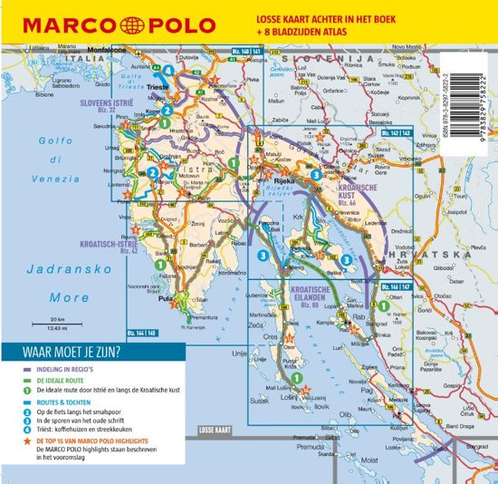 Marco Polo reisgids Istrië en Kroatische Kust 9783829758222  Marco Polo NL   Reisgidsen Kroatië