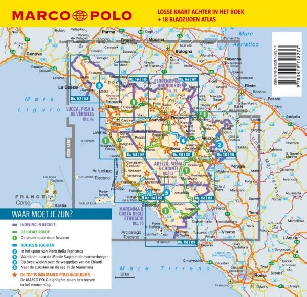 Marco Polo reisgids Toscane 9783829758277  Marco Polo NL   Reisgidsen Toscane, Florence