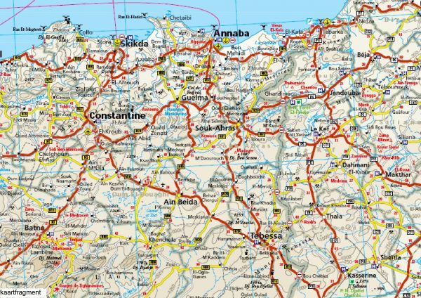 Algerije landkaart, wegenkaart 1:1.700.000 9783831771202  Reise Know-How Verlag WMP, World Mapping Project  Landkaarten en wegenkaarten Algerije, Tunesië, Libië