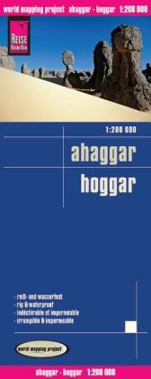 Ahaggar, Hoggar landkaart, wegenkaart 1:200.000 9783831772384  Reise Know-How Verlag WMP, World Mapping Project  Landkaarten en wegenkaarten Algerije, Tunesië, Libië