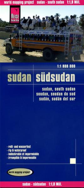 landkaart, wegenkaart Sudan, Zuid-Sudan 1:1.800.000 9783831772544  Reise Know-How WMP Polyart  Landkaarten en wegenkaarten Niger, Tchad, Sudan, Zuid-Sudan