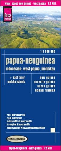 landkaart, wegenkaart Papua New Guinea, Molukken 9783831772643  Reise Know-How Verlag WMP Polyart  Landkaarten en wegenkaarten overig Indonesië
