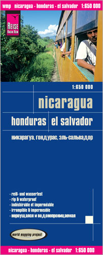 landkaart, wegenkaart Nicaragua, Honduras, El Salvador 9783831772698  Reise Know-How Verlag WMP Polyart  Landkaarten en wegenkaarten Overig Midden-Amerika