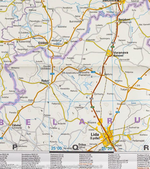 Litouwen landkaart, wegenkaart 1:325.000 9783831772865  Reise Know-How Verlag WMP, World Mapping Project  Landkaarten en wegenkaarten Vilnius & Litouwen