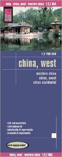landkaart, wegenkaart China, West-  1:2.700.000 9783831772872  Reise Know-How Verlag WMP Polyart  Landkaarten en wegenkaarten China