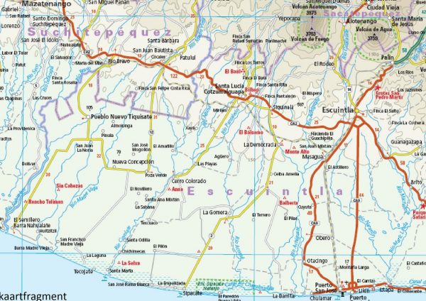 Guatemala, Belize landkaart, wegenkaart 1:500.000 9783831772889  Reise Know-How Verlag WMP, World Mapping Project  Landkaarten en wegenkaarten Yucatan, Guatemala, Belize