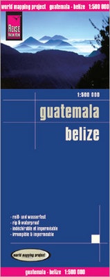 landkaart, wegenkaart Guatemala, Belize 1:500.000 9783831772889  Reise Know-How WMP Polyart  Landkaarten en wegenkaarten Yucatan, Guatemala, Belize