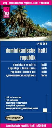landkaart, wegenkaart Dominicaanse Republiek & Haiti 1:450.000 9783831772902  Reise Know-How Verlag WMP Polyart  Landkaarten en wegenkaarten Overig Caribisch gebied