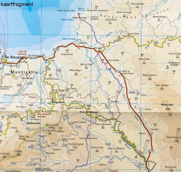 Corsica landkaart, wegenkaart 1:135.000 9783831772926  Reise Know-How Verlag WMP, World Mapping Project  Landkaarten en wegenkaarten Corsica