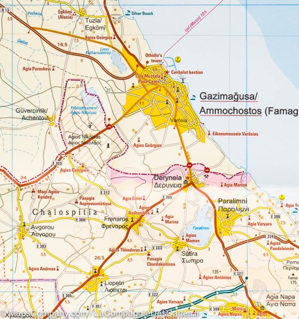 Cyprus landkaart, wegenkaart 1:150.000 9783831773114  Reise Know-How Verlag WMP, World Mapping Project  Landkaarten en wegenkaarten Cyprus