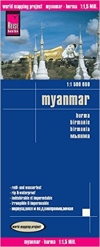 landkaart, wegenkaart Birma (Myanmar) 1:1.500.000 9783831773183  Reise Know-How Verlag WMP Polyart  Landkaarten en wegenkaarten Birma (Myanmar)