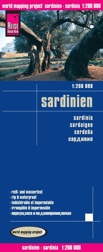 landkaart, wegenkaart Sardinien 9783831773213  Reise Know-How WMP Polyart  Landkaarten en wegenkaarten Sardinië