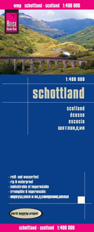 Schotland landkaart, wegenkaart 1:400.000 9783831773220  Reise Know-How Verlag WMP, World Mapping Project  Landkaarten en wegenkaarten Schotland