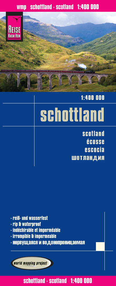 landkaart, wegenkaart Schotland 1:400.000 9783831773220  Reise Know-How Verlag WMP Polyart  Landkaarten en wegenkaarten Schotland