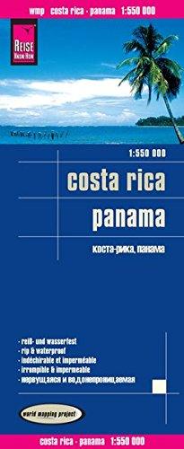 Costa Rica, Panama landkaart, wegenkaart 1:550.000 9783831773244  Reise Know-How Verlag WMP, World Mapping Project  Landkaarten en wegenkaarten Costa Rica, Overig Midden-Amerika