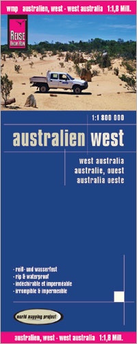 landkaart, wegenkaart West Australia 1:1.800.000 9783831773275  Reise Know-How Verlag WMP Polyart  Landkaarten en wegenkaarten Australië