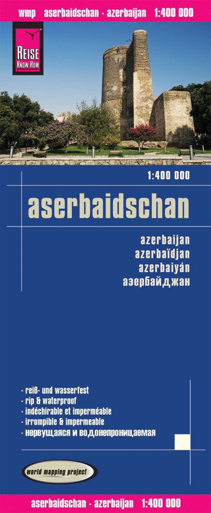 Azerbeidzjan landkaart, wegenkaart 1:400.000 9783831773329  Reise Know-How Verlag WMP, World Mapping Project  Landkaarten en wegenkaarten Azerbeidzjan